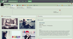 Desktop Screenshot of dearwinter.deviantart.com