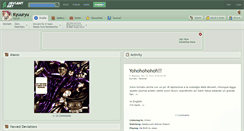 Desktop Screenshot of kyuuryu.deviantart.com