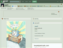 Tablet Screenshot of naeril.deviantart.com