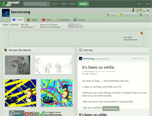 Tablet Screenshot of kerorowong.deviantart.com