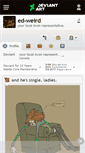 Mobile Screenshot of ed-weird.deviantart.com