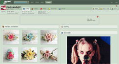Desktop Screenshot of meekssandygirl.deviantart.com