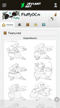 Mobile Screenshot of fluffyoc.deviantart.com