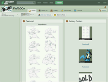 Tablet Screenshot of fluffyoc.deviantart.com