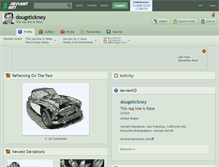Tablet Screenshot of dougstickney.deviantart.com