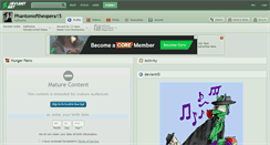Desktop Screenshot of phantomoftheopera15.deviantart.com