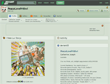 Tablet Screenshot of peaceloveprithvi.deviantart.com