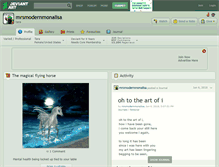 Tablet Screenshot of mrsmodernmonalisa.deviantart.com