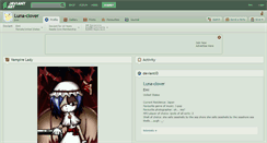 Desktop Screenshot of luna-clover.deviantart.com