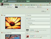 Tablet Screenshot of kiacheese.deviantart.com