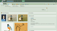 Desktop Screenshot of inkyfish.deviantart.com