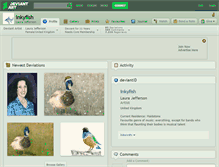 Tablet Screenshot of inkyfish.deviantart.com