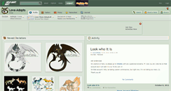 Desktop Screenshot of lova-adopts.deviantart.com