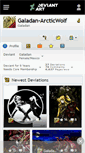 Mobile Screenshot of galadan-arcticwolf.deviantart.com