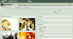 Desktop Screenshot of majin-vegetto.deviantart.com