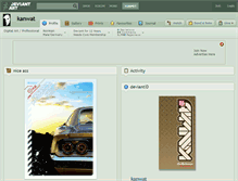 Tablet Screenshot of kanwat.deviantart.com