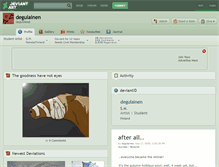 Tablet Screenshot of degulainen.deviantart.com