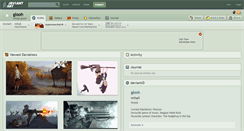 Desktop Screenshot of glooh.deviantart.com