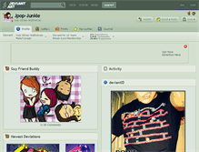 Tablet Screenshot of jpop-junkie.deviantart.com