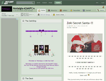 Tablet Screenshot of nostalgia-azekifc.deviantart.com