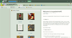 Desktop Screenshot of inuyashaunitefc.deviantart.com