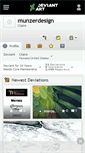 Mobile Screenshot of munzerdesign.deviantart.com