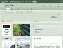 Tablet Screenshot of munzerdesign.deviantart.com