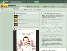 Tablet Screenshot of gleeclub.deviantart.com