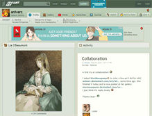 Tablet Screenshot of anivarc.deviantart.com