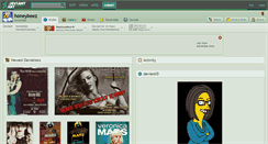Desktop Screenshot of honeybeez.deviantart.com