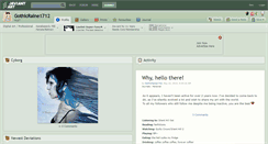 Desktop Screenshot of gothicraine1712.deviantart.com