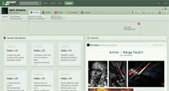 Desktop Screenshot of dark-dreams-.deviantart.com