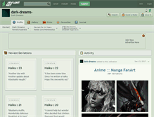 Tablet Screenshot of dark-dreams-.deviantart.com