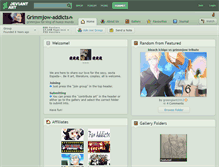 Tablet Screenshot of grimmjow-addicts.deviantart.com