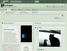 Tablet Screenshot of chillinggaze.deviantart.com