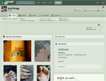 Tablet Screenshot of ladyfiaragc.deviantart.com