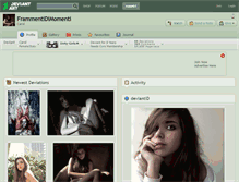 Tablet Screenshot of frammentidimomenti.deviantart.com