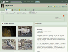 Tablet Screenshot of nadjarachel.deviantart.com