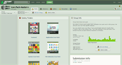 Desktop Screenshot of icon-pack-master.deviantart.com