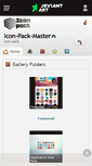 Mobile Screenshot of icon-pack-master.deviantart.com