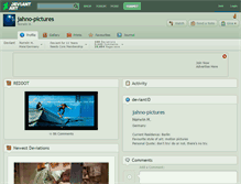 Tablet Screenshot of jahno-pictures.deviantart.com