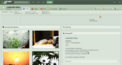 Desktop Screenshot of cosiendo-fotos.deviantart.com