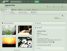 Tablet Screenshot of cosiendo-fotos.deviantart.com