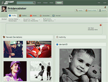 Tablet Screenshot of firstdancebieber.deviantart.com