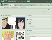 Tablet Screenshot of betgren.deviantart.com