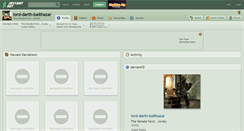 Desktop Screenshot of lord-darth-balthazar.deviantart.com