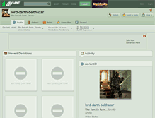 Tablet Screenshot of lord-darth-balthazar.deviantart.com