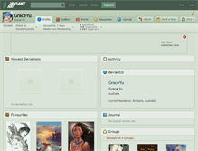 Tablet Screenshot of graceyu.deviantart.com