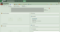 Desktop Screenshot of dramaticplz.deviantart.com