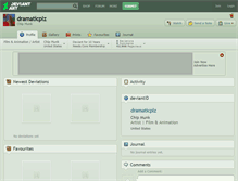 Tablet Screenshot of dramaticplz.deviantart.com
